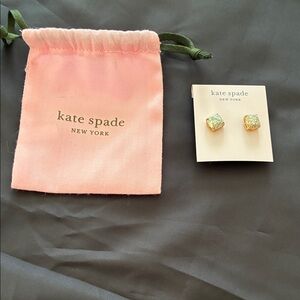 Kate Spade Sparkling Green Earrings